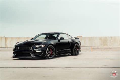Ford Shelby Mustang Gt350 Black Vossen M X2 Wheel Front
