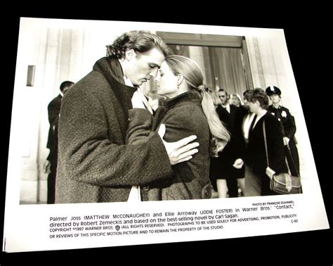 1997 Robert Zemeckis Movie Contact Photo Jodie Foster Matthew