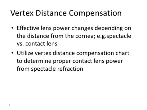 The unit of measure for sphere power is a diopter, or d. Soft Contact Lens Fitting