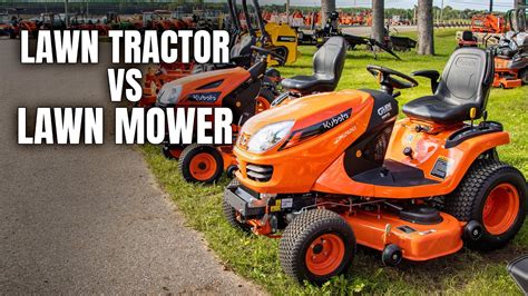 The Difference Between A Lawn Mower And Lawn Tractor Youtube