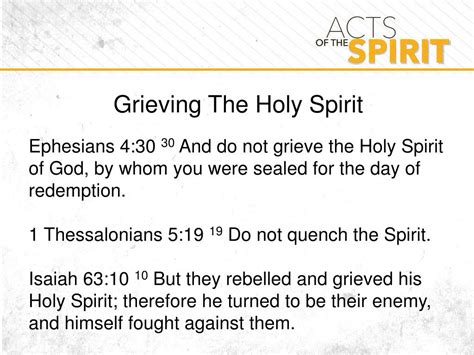 Ppt Grieving The Holy Spirit Powerpoint Presentation Free Download