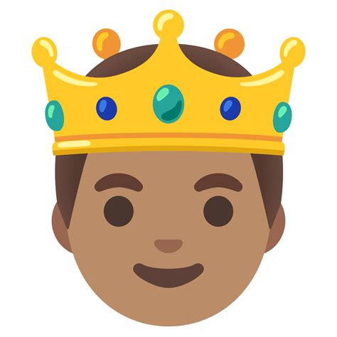 🤴🏽 Prince Medium Skin Tone Emoji