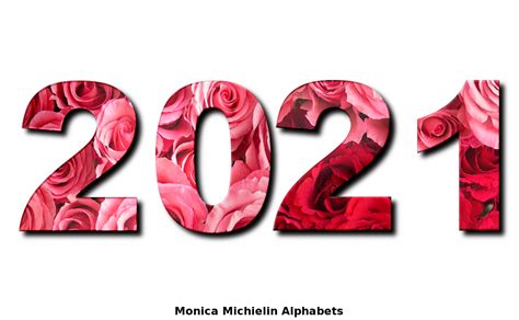 Monica Michielin Alphabets 2021 New Year Textures Png Transparent