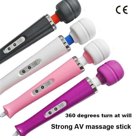 2018 10 speeds magic wand massager big magic wand massage stick av vibrators sexy clit vibrator