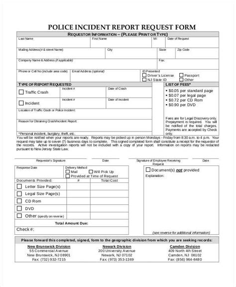 Incident Report Form Printable Incident Report Form Templates Sexiz Pix