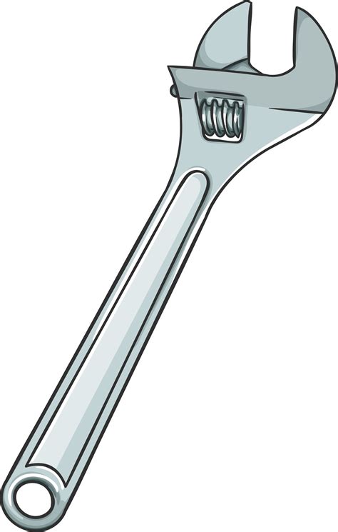 Adjustable Spanner Wrench Download Vector Wrench Png Download 2201
