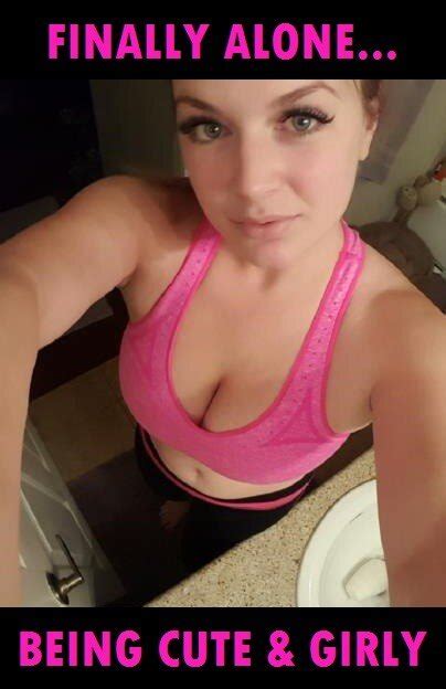 Cute Feminine And In Pink Bra Selfie Bombshellbra