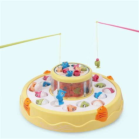 Magnetic Fishing Toy For Boys Rod Net Set For Kids Magnet Fishing Child