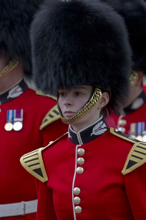 This Bandswoman Of The British Armys Famous Scots Guards Proudly Wears