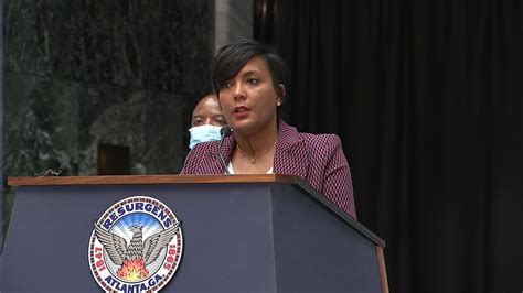 News Conference Atlanta Mayor Lays Out First Steps Of Police Reform