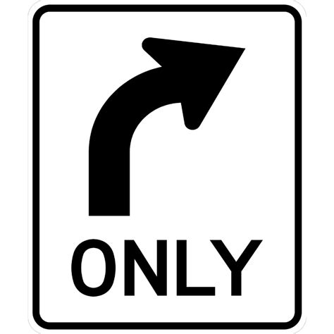 Right Turn Only R3 5r Akron Safety Lite Traffic And Construction