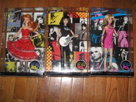 Barbie Joan Jett Debbie Harry Cyndi Lauper Ladies Of The 80s Dolls Lot