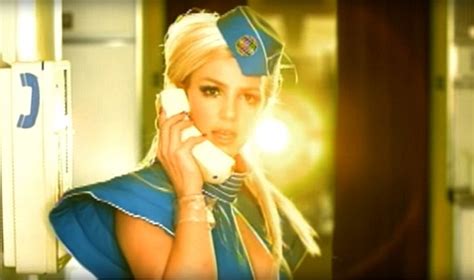 flight attendant recreates britney spears toxic video daily mail online