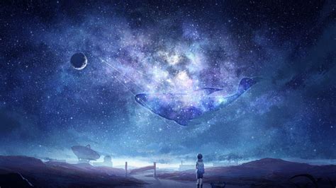 Galaxy Anime Wallpapers Wallpaper Cave