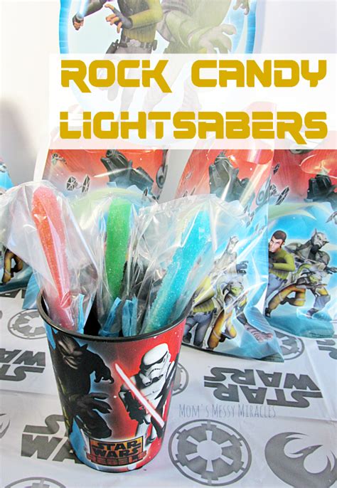 Rock Candy Lightsabers For A Star Wars Rebels Party Recipe Star