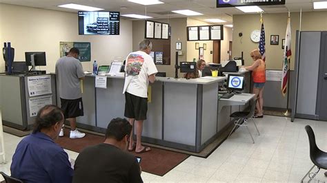 Department of motor vehicles or division of motor vehicles, in several u.s. DMV customers from all over head to Needles for shorter wait times - ABC7 Los Angeles