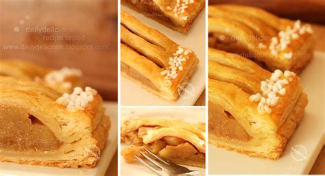 dailydelicious: Apple Jalousie: Heavenly afternoon treat!