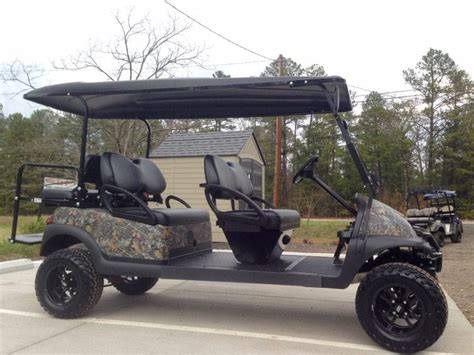 Mossy Oak 6 Passenger Club Car Precedent Custom Golf Carts Columbia