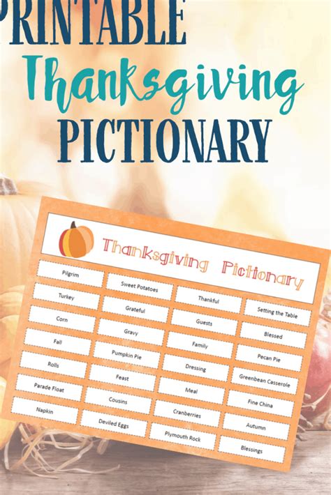 Thanksgiving Charades Printable Game For Families Views From A Step