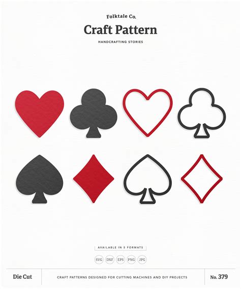 Playing Card Suits Svg Playing Cards Svg Diamond Spade Etsy Singapore