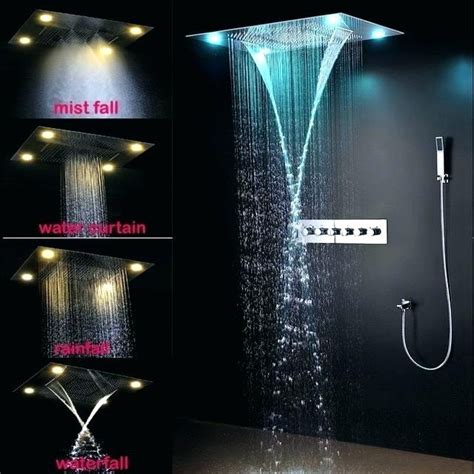 Check spelling or type a new query. kohler rain head luxurious led shower system ceiling mount ...
