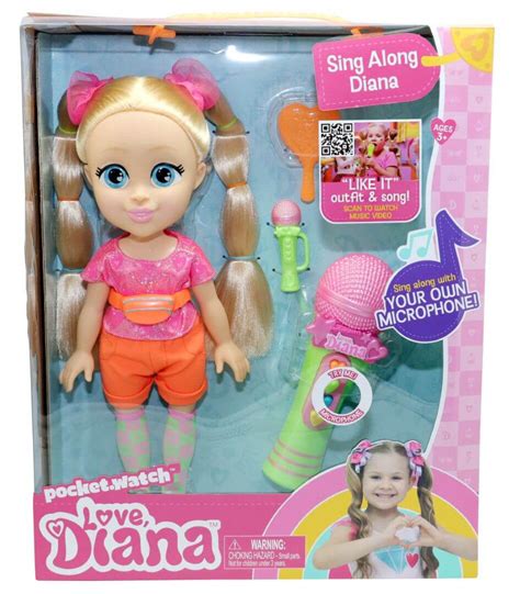 Love Diana Sing Along Doll W Mic Toy Factory