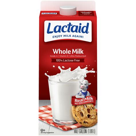 Lactaid® 100 Lactose Free Whole Milk 189 L Carton La Comprita