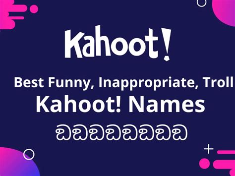Tutustu 66 Imagen Funny Nicknames For Kahoot Abzlocal Fi