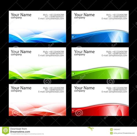 Free Blank Business Card Template Word