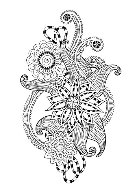 Zen Coloring Pages For Adults