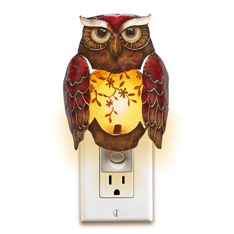 Deco Breeze Decor Owl Night Light And Reviews Wayfair