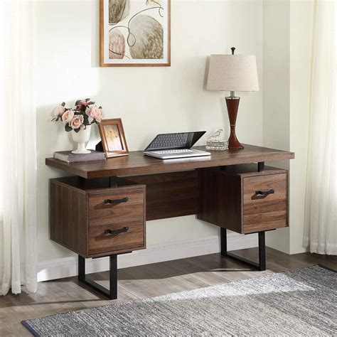 Computer Desk With Drawers Home Office Desk Writing Table