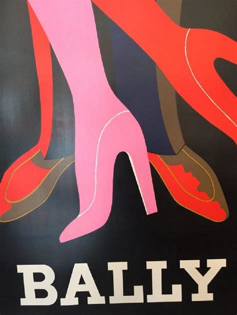 Bally Tango Original Vintage Poster At 1stdibs