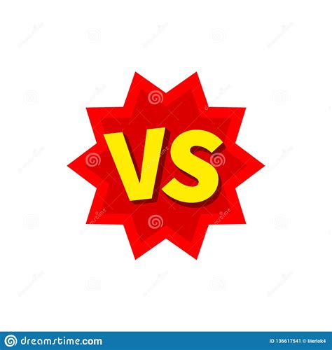 Versus VS Letters Fight. Versus Text Brush Painting Letters. Vector