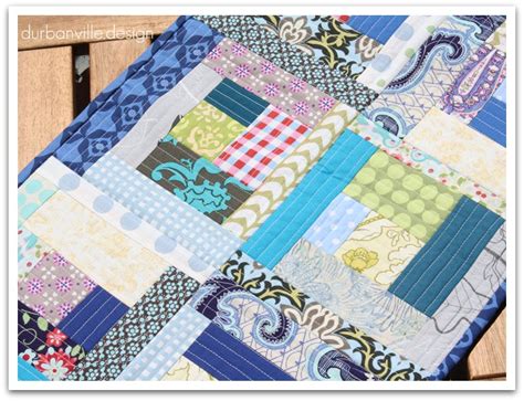Instead, clean out your stash and find the stuff you've been saving for a special project. log cabin quilt as a table runner - Sewing Projects ...