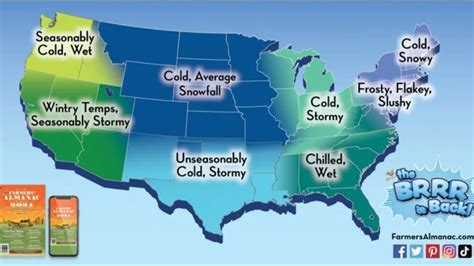Farmers Almanac Releases Winter Forecast For 2023 24 Season