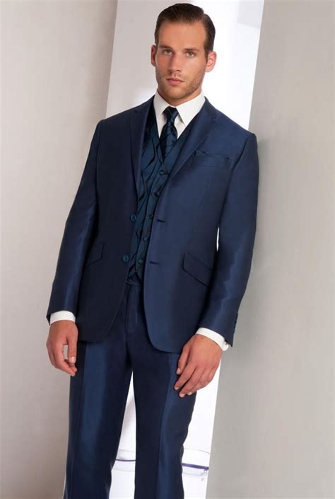Costume Homme Bleu Fashion Mens Suits Suit Jacket
