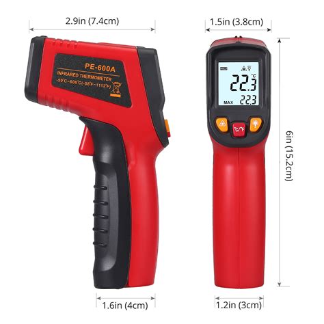 Temperature Gun Laser Thermometer Digital Infrared Temp Ir Cooking Non