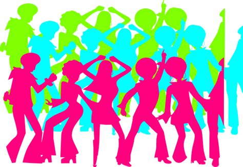 70s Dancing Sihlouettes Clip Art At Vector Clip Art Online