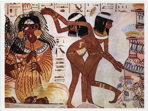 Egyptian Erotic Art Musicians Dancers Nebamun Antiquity Etsy