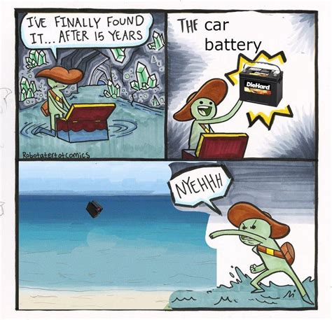 Scroll Of Truth Throwing Car Batteries Into The Ocean Know Your Meme