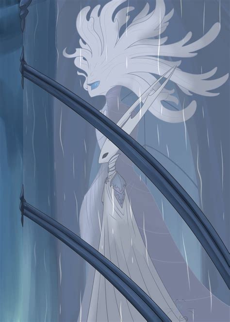 City Of Tears Hollow Knight White Lady In 2023 Hollow Art Knight
