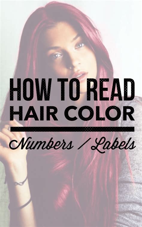How To Read Hair Color Numbers And Letters ・ 2021 Ultimate Guide Diy