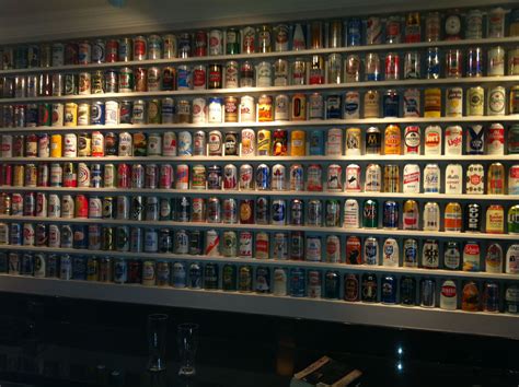 Beer Can Wall Perfect For The Beer Can Collection Beer Can