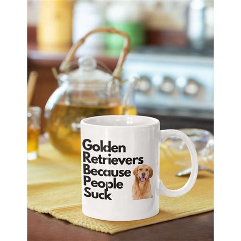 Golden Retriever Mug Golden Retriever Ts Dog Lover Mug Dog Etsy