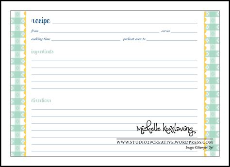 7 Best Images Of Printable Blank Recipe Templates Free Printable Full