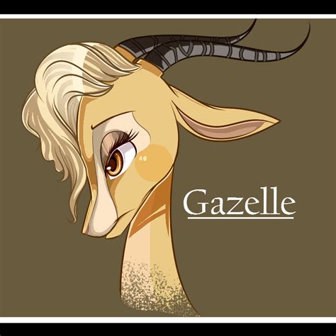 Gazelle Zootopia By Zourii On Deviantart