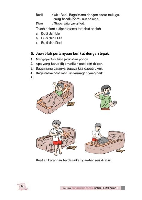 Gambar Bahasa Indonesia Kelas 3 Sd Gambar Seri Anak Di Rebanas Rebanas