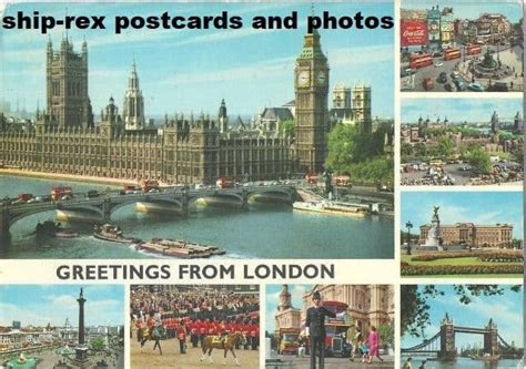 London England multi-view postcard a