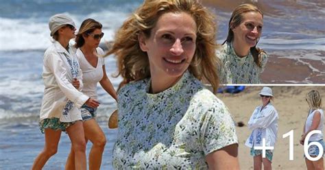 7 Years Ago Julia Roberts 48 Showed Off Her Legs During Hawaii Vacation
